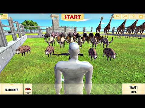 FPS Avatar VS 150 Killer Animals. Animal Revolt Battle Simulator