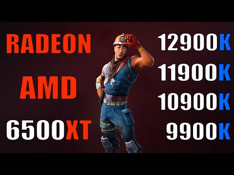 RX 6500 XT + i9-12900K vs i9-11900K vs i9-10900K vs i9-9900K - Test in 9 Games - 1080p - 1440p - 4K