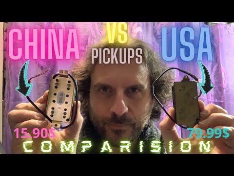 MADE IN USA VS MADE IN CHINA HUMBUCKER PICK UPS!!! Can you hear the difference?