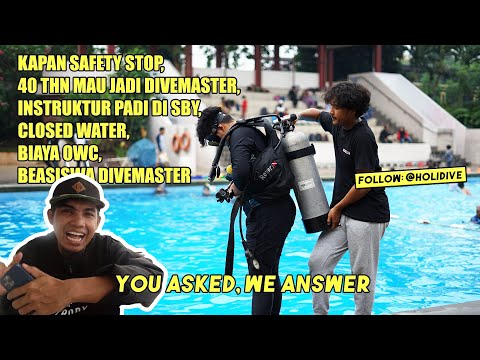 , title : 'SAFETY STOP, BIAYA OW COURSE (LAGI), BEASISWA DIVEMASTER? | Diving FAQ #5'