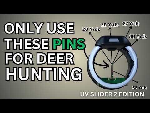 Bow Hunting With a Vertical Pin Bow Sight || UV Slider 2 Pin Gap