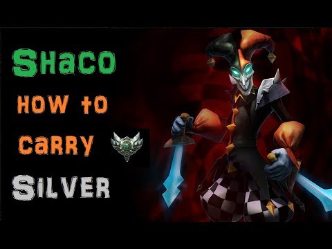 Assassin Shaco solo carry in Silver [League of Legends] Full Gameplay - Infernal Shaco
