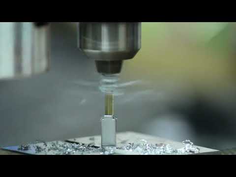 The classic miniature Glock keychain model is converted into a 2mmpinfire gun that can be fired