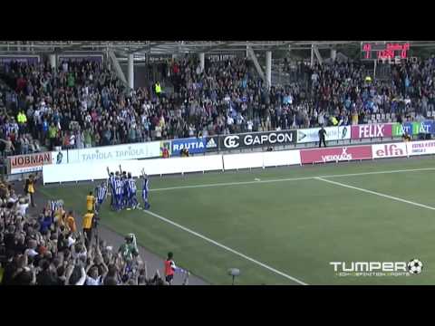 HJK-Schalke, Teemu Pukki 1-0 YLE HD