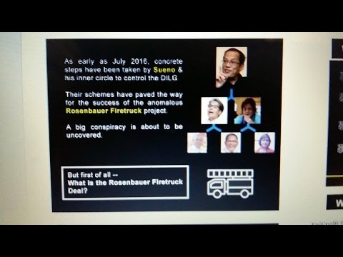 How Former DILG Sec Sueno Joins MafiaYellow In The Controversial Firetruck Deal EXPOSED!