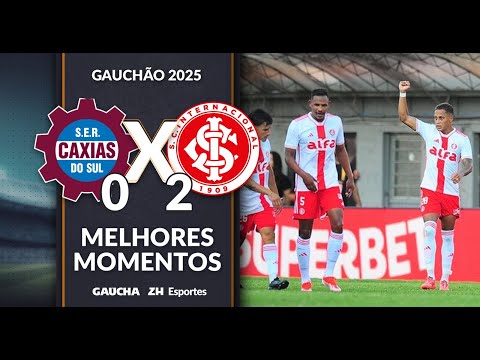CAXIAS 0 x 2 INTER | MELHORES MOMENTOS | GAUCHÃO | 22/02/2025