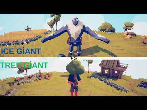 Ice Giant VS Tree Giant/Totally Accurate Battle Simulator