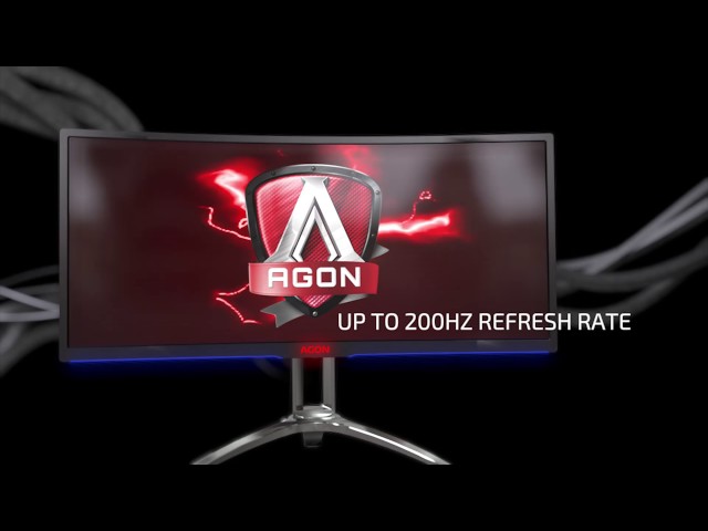 Video teaser per AOC AGON 35" ultra-wide curved gaming monitor with 200Hz