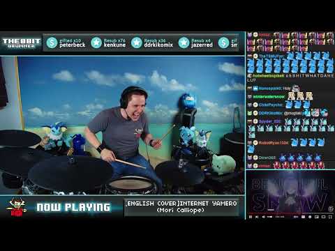 The8BitDrummer // Aiobahn ft. KOTOKO - INTERNET YAMERO (Mori Calliope cover)