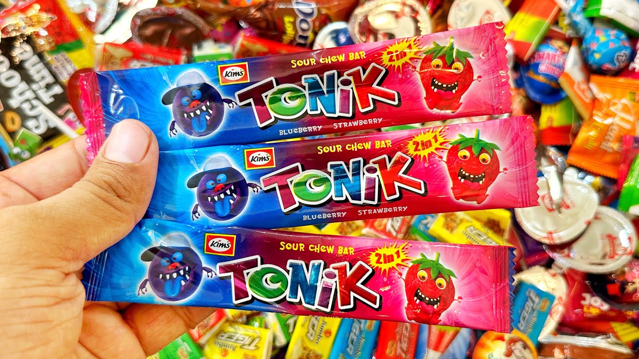 Cute Rainbow Tonic Candies,Chocolates and Lollipops Unpacking | ASMR