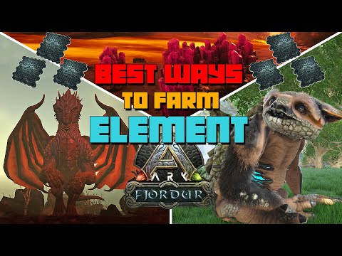 ARK: Fjordur | How To FARM ELEMENT | 4 Best Ways | Mini Guide!