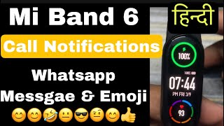 mi band 5 notificação whatsapp