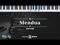 Mendua - Astrid (KARAOKE PIANO - MALE KEY)