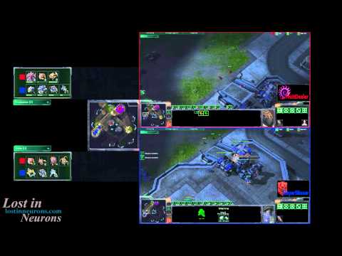 SC2 Split Screen FruitDealer(Z) v SlayerSBoxer(T) Game 2 Part 1 (Blizzcon 2010 Showmatch)