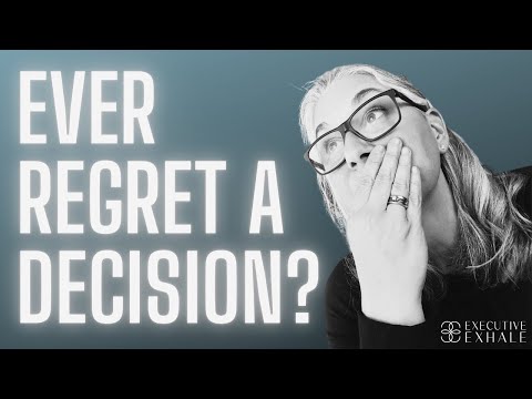 How to recover from a bad decision