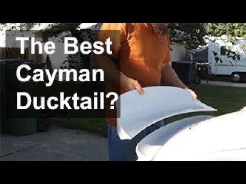 *Spoiler Alert* Porsche 987 Cayman Gary Foo Ducktail Installation