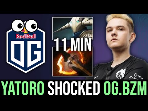 Yatoro SHOCKED OG.Biziem — 11 min Battle Fury Sven