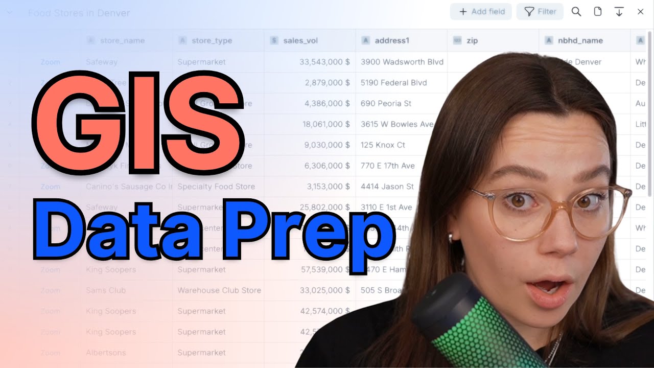 Preparing Spatial Data for GIS Analysis (Beginner-Friendly Guide)