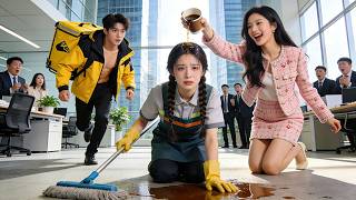 CEO bilionário disfarça-se de entregador para testar noiva — um gesto dela o faz apaixonar!#drama