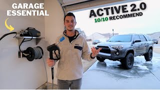 A Garage MUST HAVE - Wall Mount Pressure Washer | Active 2.0 w/ CoxReel