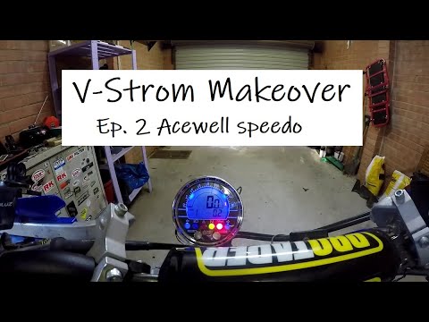 V-Strom 650 Makeover Ep. 2 Acewell speedo