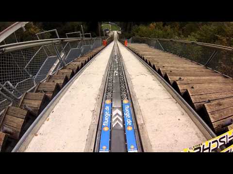 skijumping training session