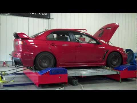 2008 Mitsubishi Evo X GSR Dyno - Tomei Catback, Test Pipe, 3-port, AMS Intake, ETS Intercooler, etc