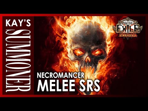 PoE 3.16 - Melee Summon Raging Spirits - Necromancer - Melee SRS - Build Showcase - Build Guide