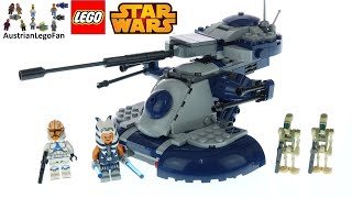 LEGO Star Wars 75283 Armored Assault Tank AAT - Lego Speed Build Review - AustrianLegoFan