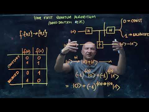 IQIS Lecture 6.6 — Deutsch’s algorithm