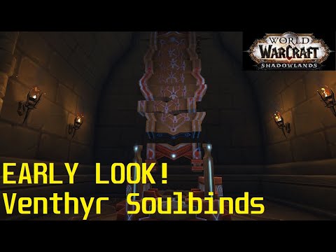 An EARLY LOOK at Venthyr SOULBINDS + Conduits | Fury Warrior | Beta WoW Shadowlands