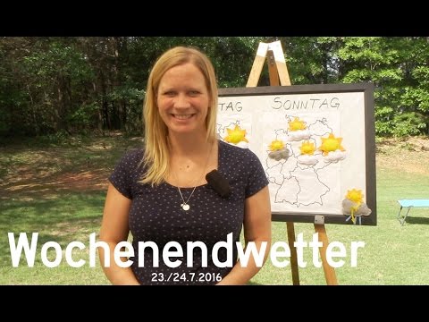 Freibadwetter vs. Unwetter - Deutschland-Wetter am 23./24.07.2016