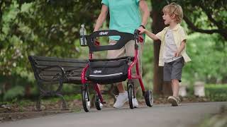 Product video: Drive Nitro Sprint 4-Wheel Rollators