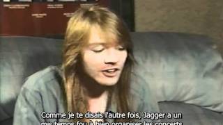 Part 2 - Interview d'Axl sur Use Your Illusion - mai 1991 - VOST