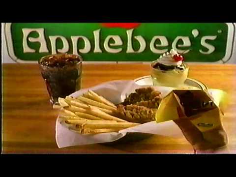 Comercial de refeição infantil da Applebee (1996)