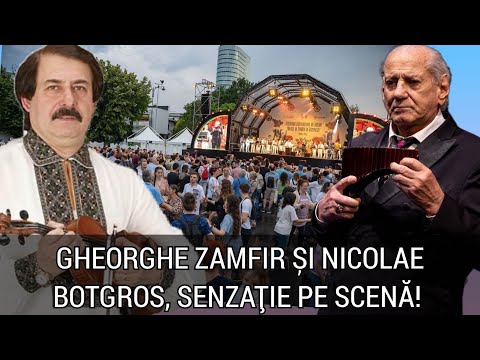 Gheorghe Zamfir și Nicolae Botgros, pe aceeași scenă! Au fermecat publicul, la București!