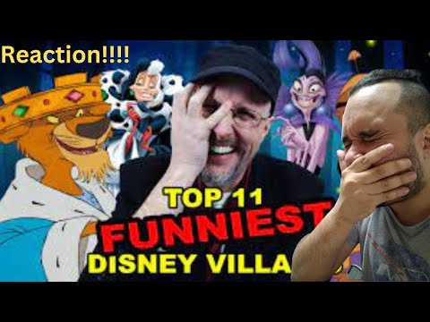 *Disney Nerd Watches* Nostalgia Critic Top 11 Funniest Disney Villains Reaction