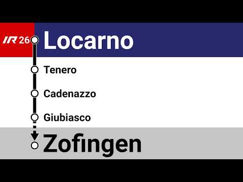 SOB Ansagen • IR26 • Locarno – Zofingen