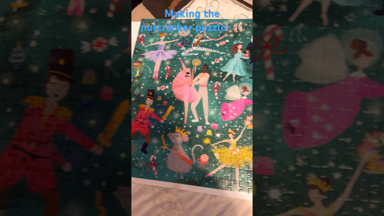 Nutcracker puzzle! 🩰🎶🎻 #nutcracker #puzzle #funproject #funwithsab