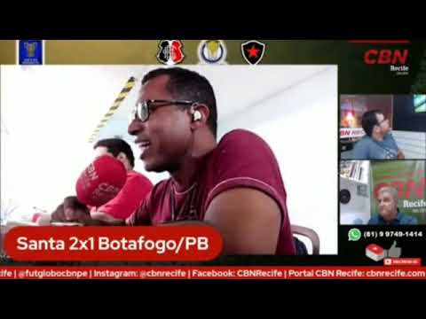GOLS SANTA CRUZ 2X1 BOTAFOGO-PB | NARRAÇÃO ROMUALDO MARQUES | CBN RECIFE