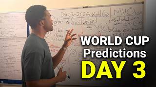 Day 3 World Cup Predictions - Qatar vs Switzerland + Full Matchday Picks & Strategy