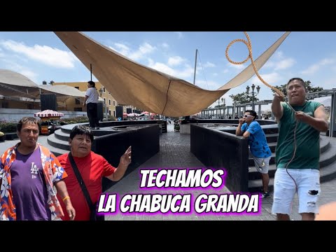 WE GET FINED FOR ROOFING THE AMPHITHEATER / street comedians / comedian lucky