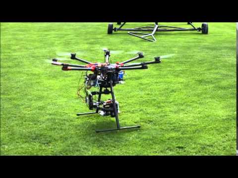Gimbal stabilisation of hyperspectral sensor on a UAV
