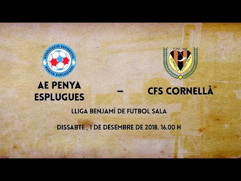 AE Penya Esplugues - CFS Cornellà (Lliga Benjamí de FS)