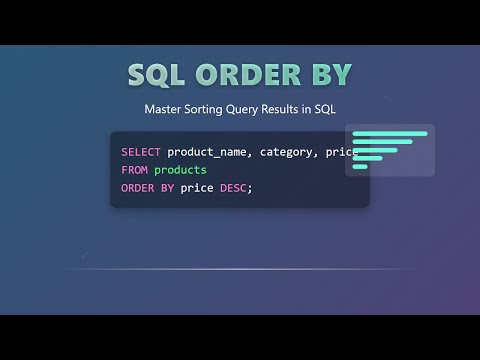 SQL ORDER BY Clause: Sort Query Results Like a Pro! 🚀