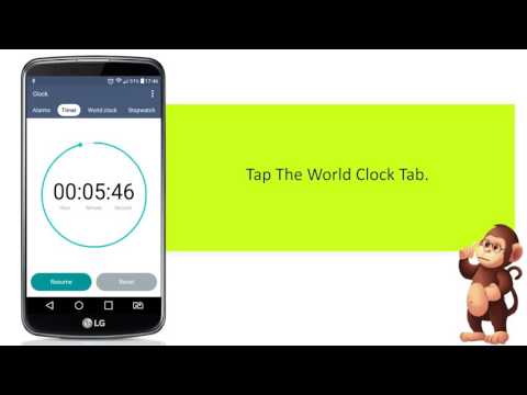 How To Use Timer On LG smart phones user guide support
