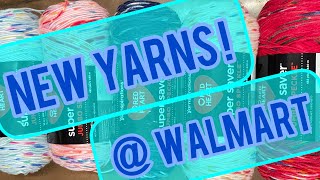 NEW YARN @Walmart #newyarn #yarnshopping @LionBrandYarn @redheartyarns #pioneerwoman #lionbrandyarn