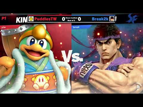 Hermiston Hitstun 10 - PuddlesTW (King Dedede, Captain Falcon, Ness) vs Break2k (Ryu) Losers Top 8