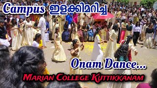 Onam Dance at Marian College Kuttikkanam 2023 💃🕺#dance