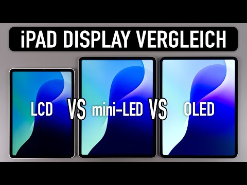 iPad display comparison - LCD vs. mini-LED vs. OLED | What are the differences?
